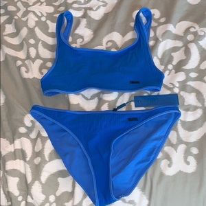 TRAINGL Blue Bikini Set with Original Bag